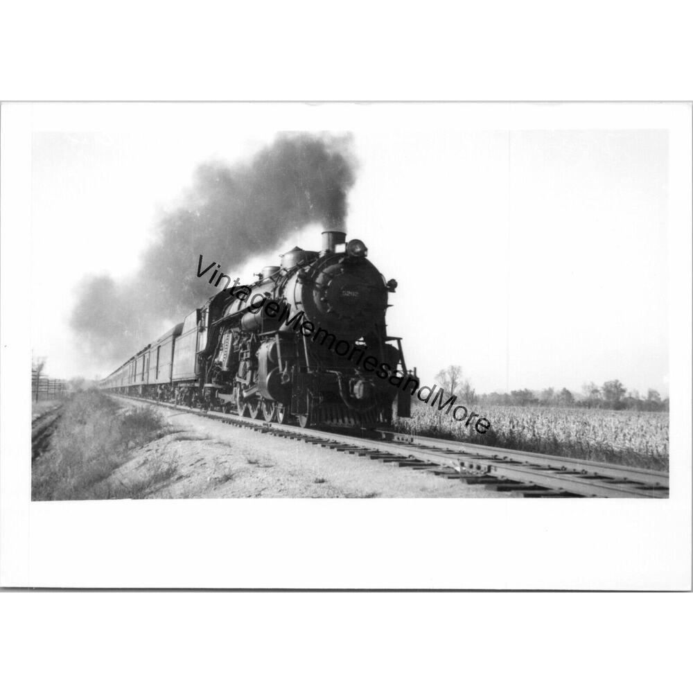Vtg Balitmore & Ohio B O‎ 5202 Steam Locomotive 3.5" x 5" Real Photo T2-674